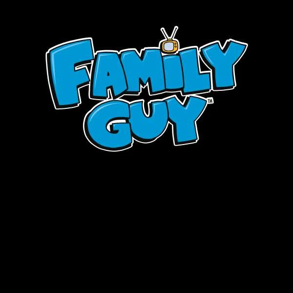 Family Guy Logo Women's Cropped Hoodie - Black