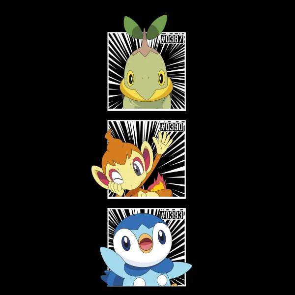 Pokemon Generation 4 Intro Women's Cropped Hoodie - Black