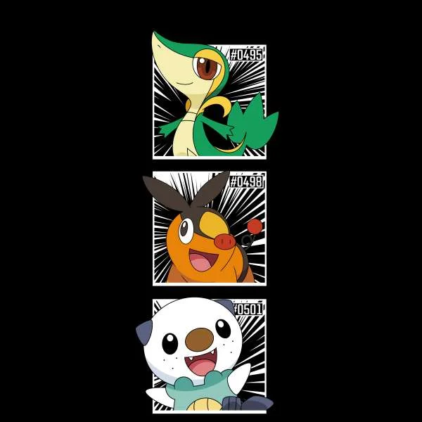 Pokemon Generation 5 Intro Women's Cropped Hoodie - Black