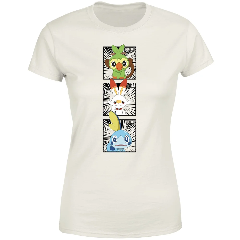 Pokemon Generation 8 Starters Women's T-Shirt - Cream - S Image 1