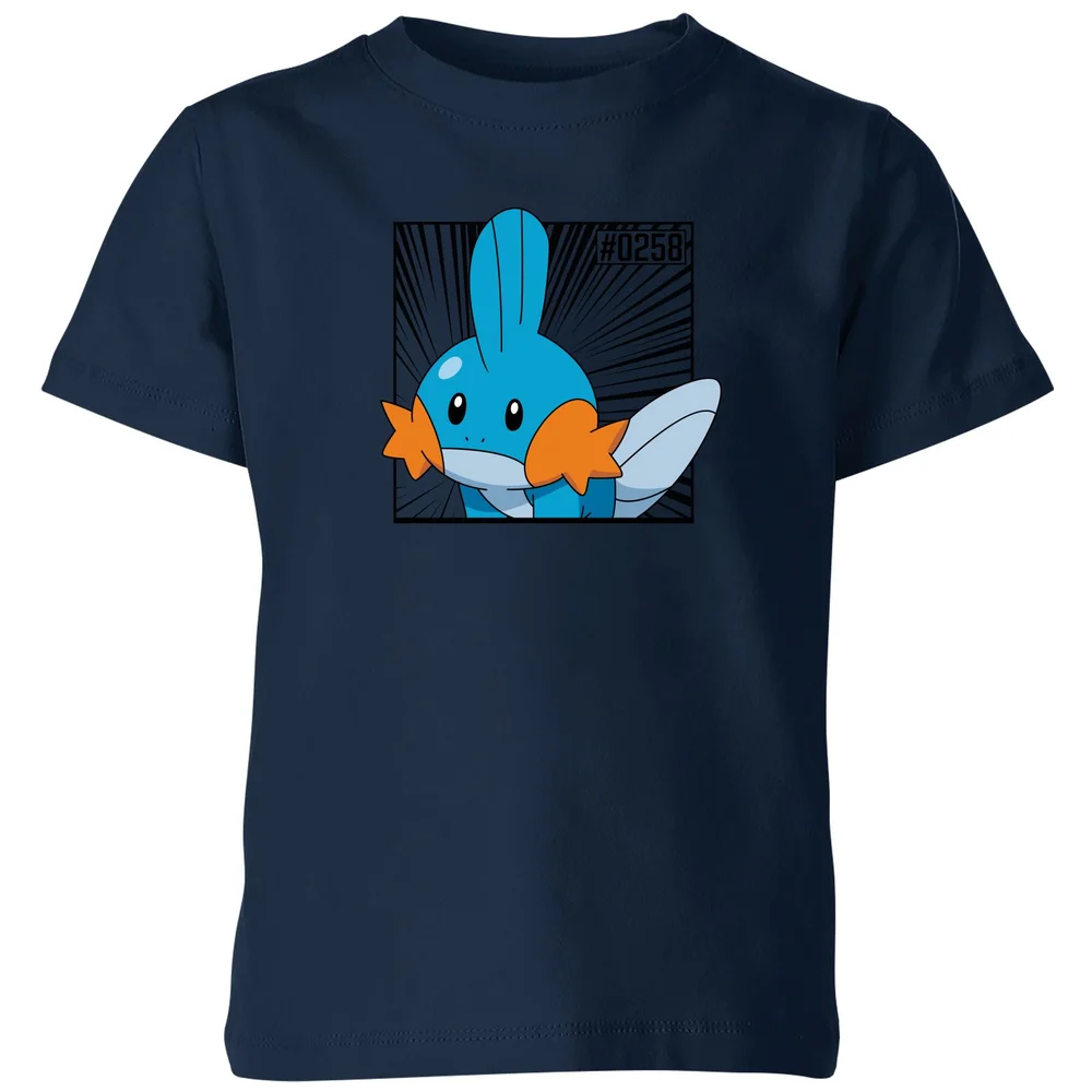 Pokemon Mudkip Kids' T-Shirt - Navy - 3-4 Years Image 1