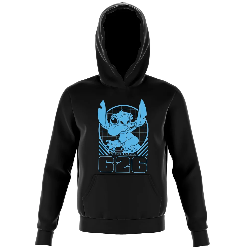 Lilo And Stitch EXPERIMENT 626 Kids' Hoodie - Black - 7-8 Years Image 1