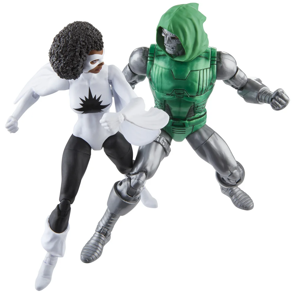 Hasbro Marvel Legends Series Captain Marvel vs. Doctor Doom Action Figures Image 1