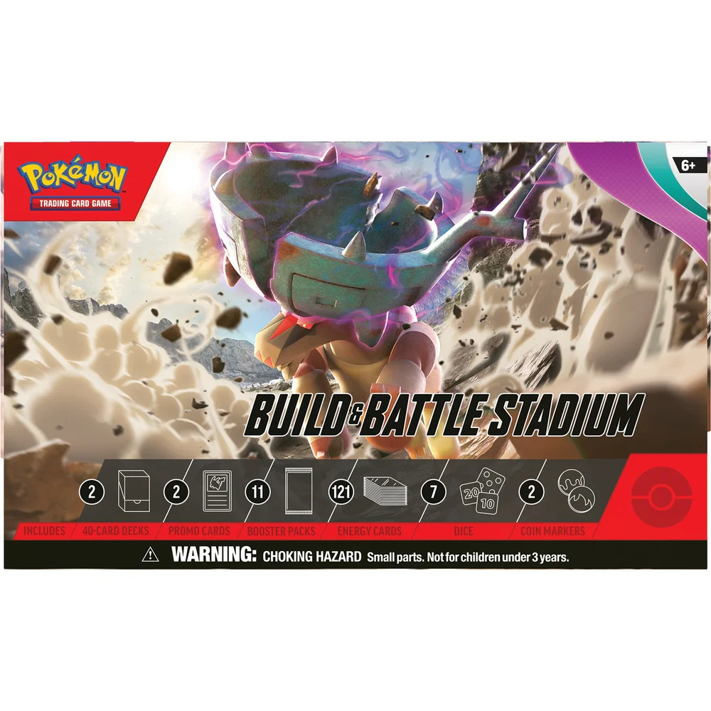 Pokemon TCG: Scarlet & Violet 2 Build and Battle Stadium Box Image 1