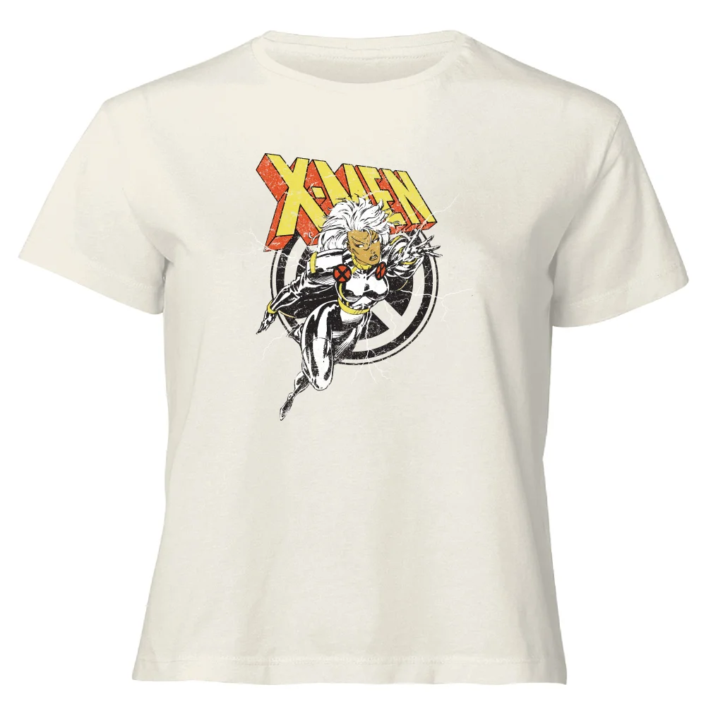 X-Men Storm Women's Cropped T-Shirt - Cream - XS Image 1