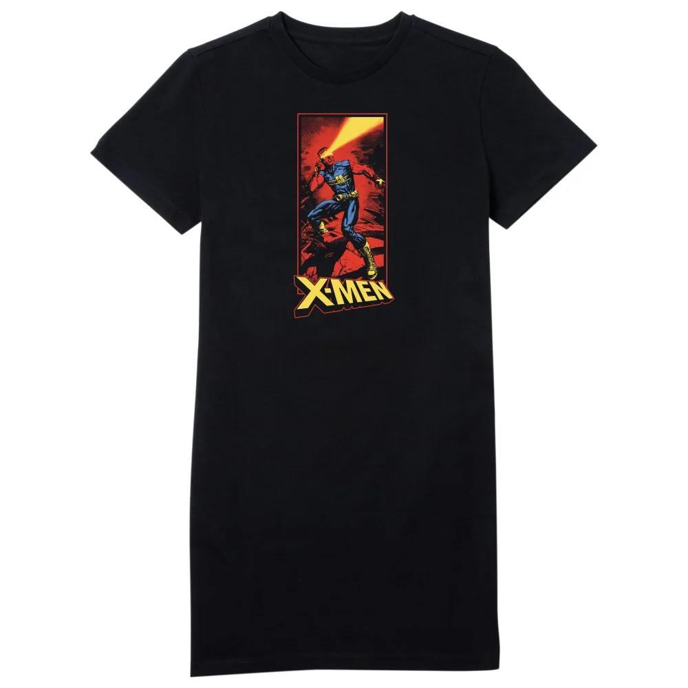 X-Men Cyclops Energy Beam Women's T-Shirt Dress - Black - L Image 1