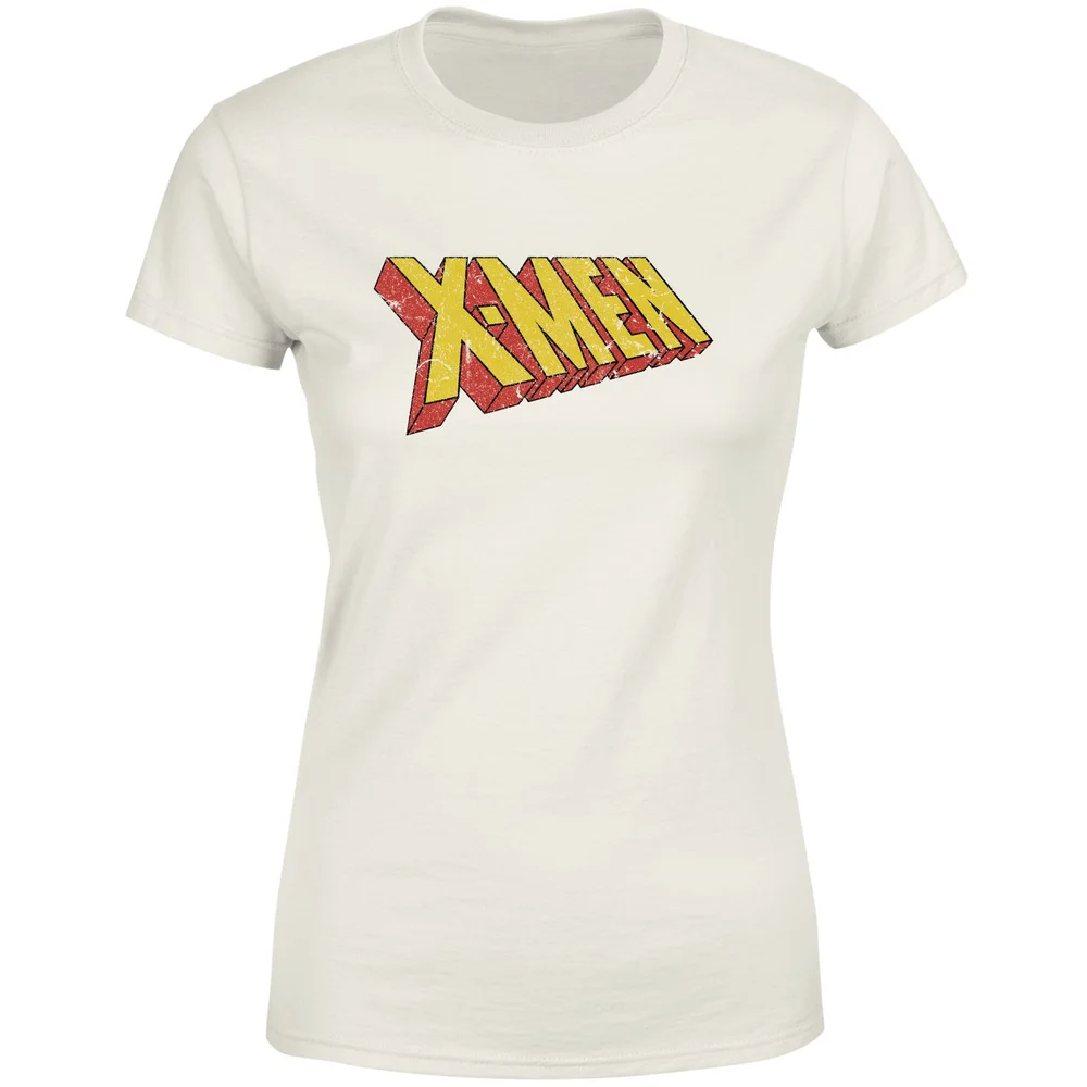 X-Men Retro Logo Women's T-Shirt - Cream - M Image 1