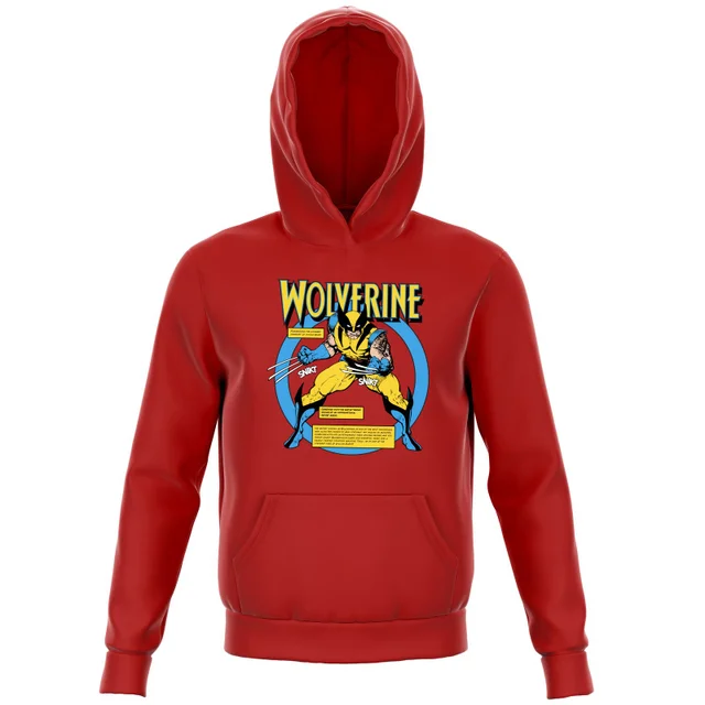 X-Men Wolverine Bio Kids' Hoodie - Red