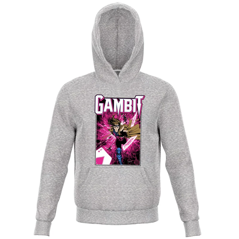 X-Men Gambit Kids' Hoodie - Grey - 3-4 Years Image 1