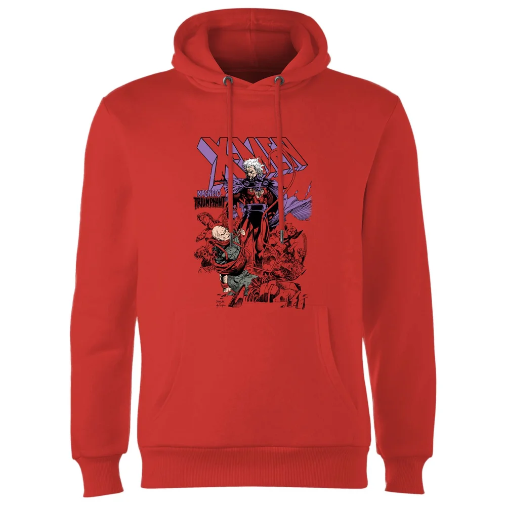 X-Men Magneto Triumphant Hoodie - Red - S - Red Image 1
