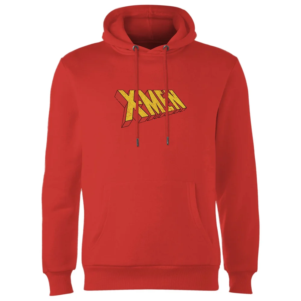 X-Men Retro Logo Hoodie - Red - S - Red Image 1