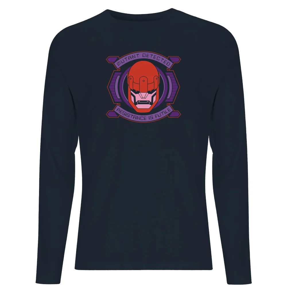 X-Men Sentinel Attack Long Sleeve T-Shirt - Navy - S Image 1