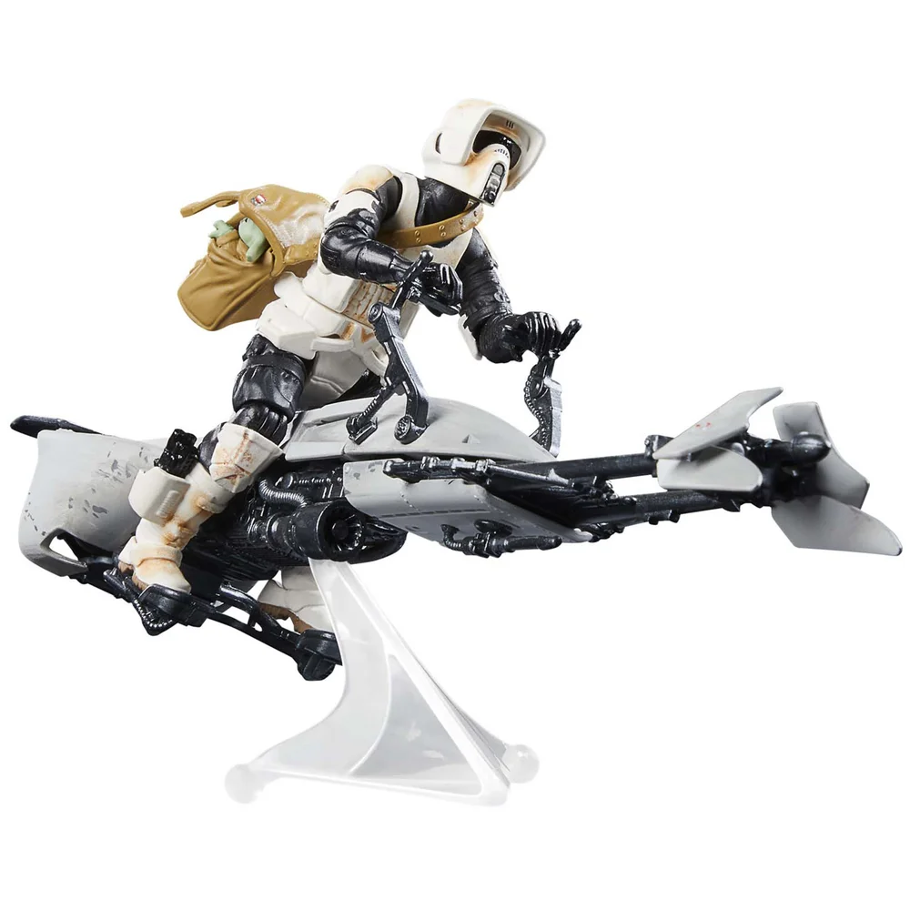 Hasbro Star Wars The Vintage Collection Speeder Bike, Scout Trooper & Grogu Vehicle & Action Figures Image 1
