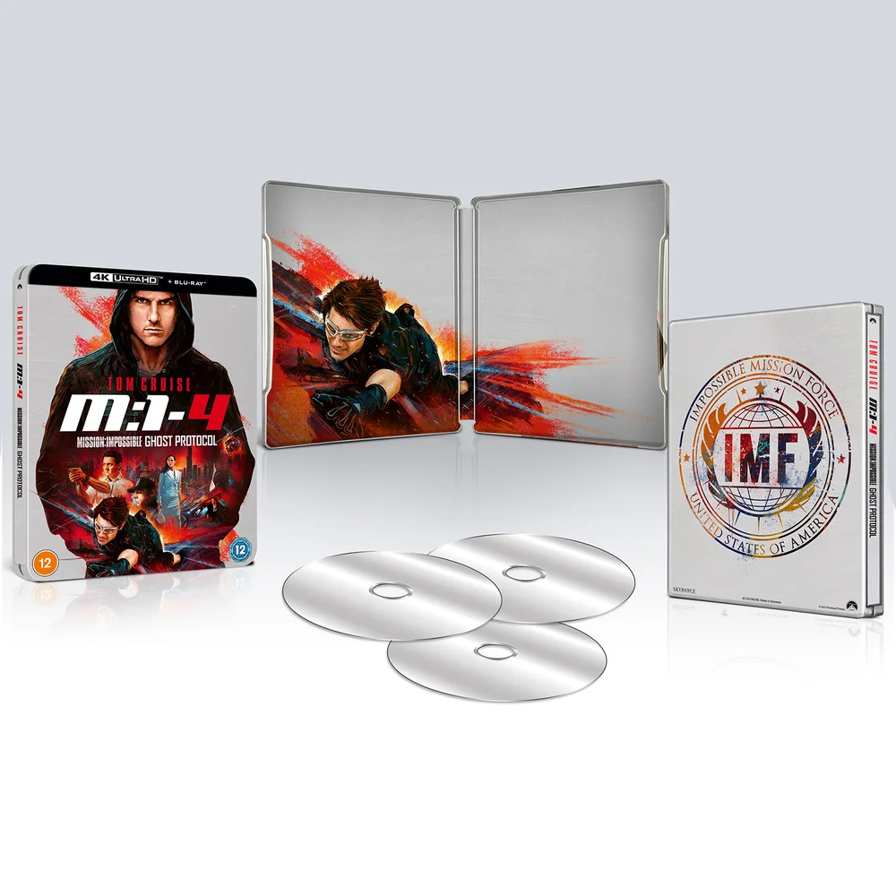 Mission Impossible Ghost Protocol 4K Ultra HD Steelbook (includes Blu-ray) Image 1