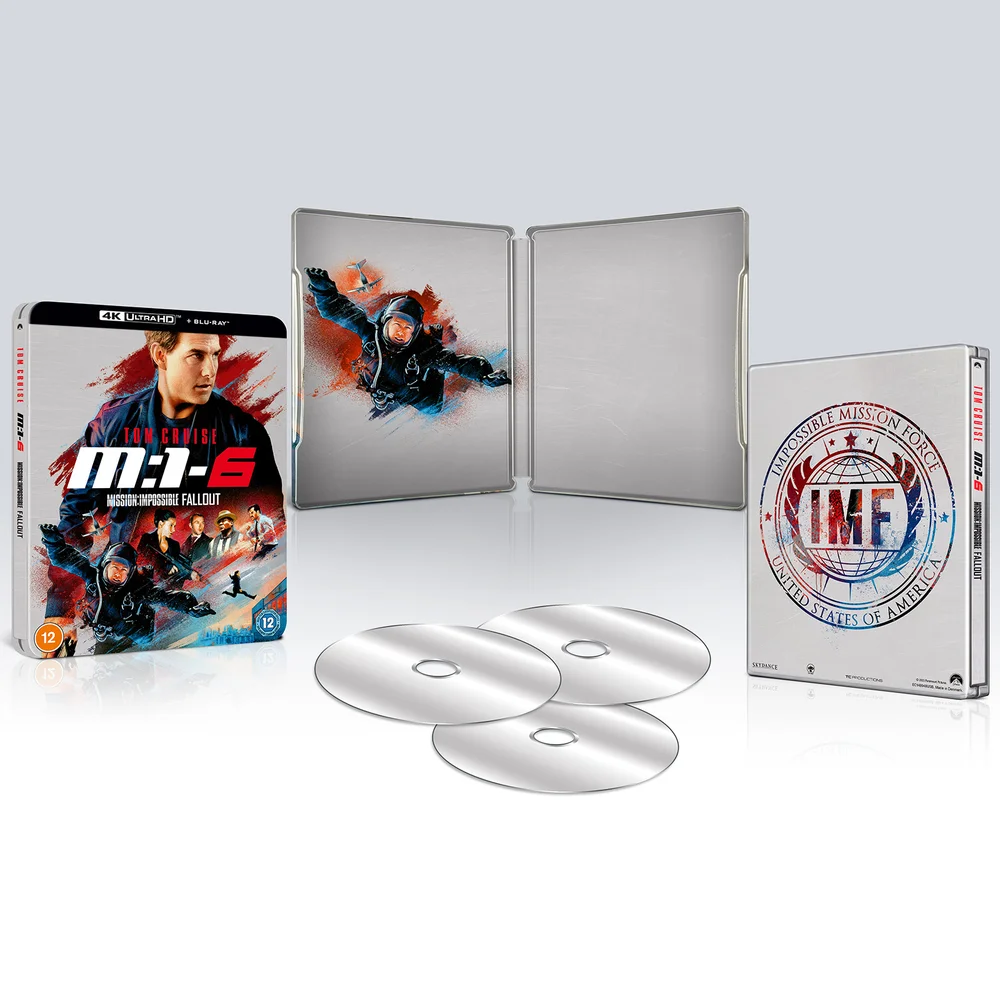Mission Impossible Fallout 4K Ultra HD Steelbook (includes Blu-ray) Image 1