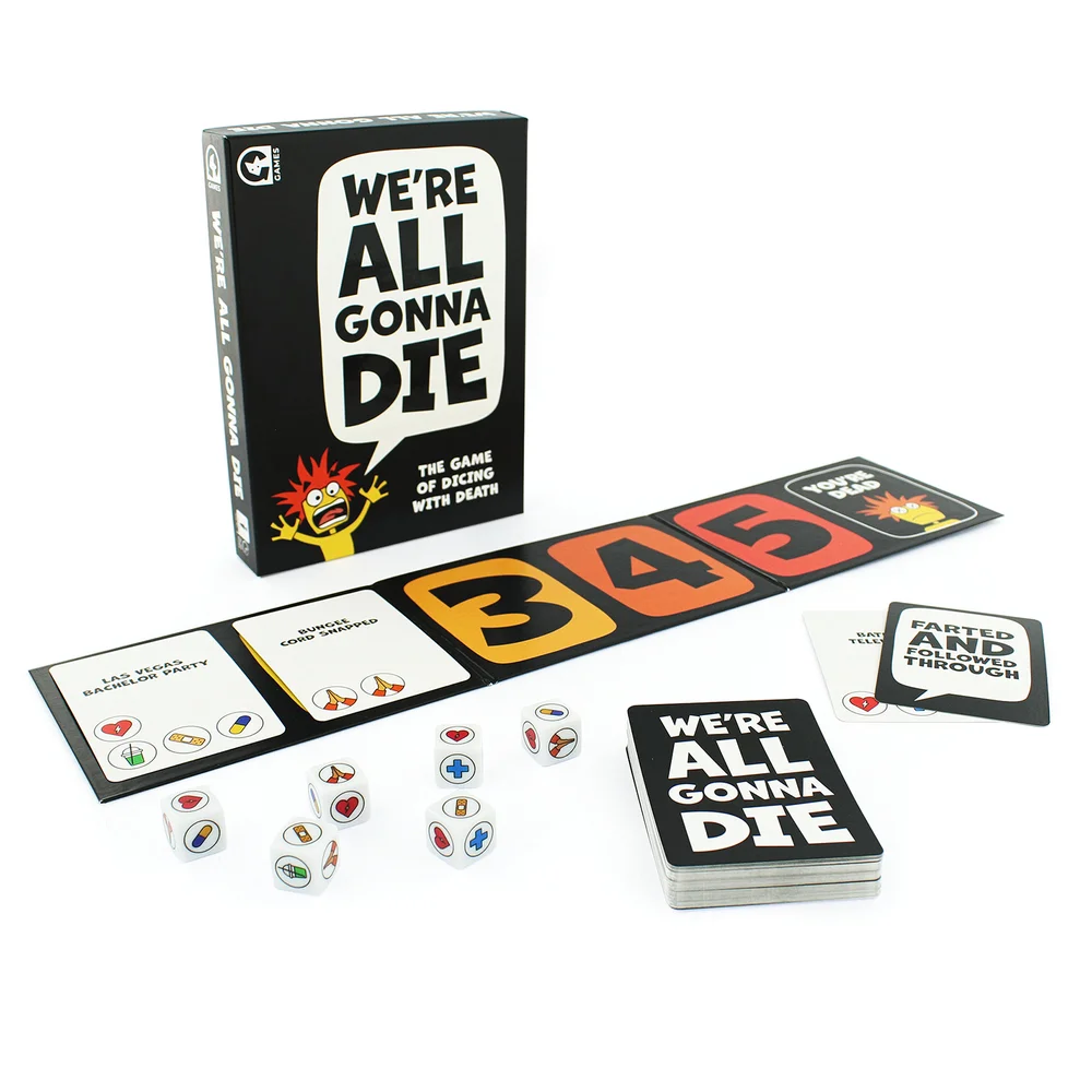 We're All Going to Die Card Game Image 1