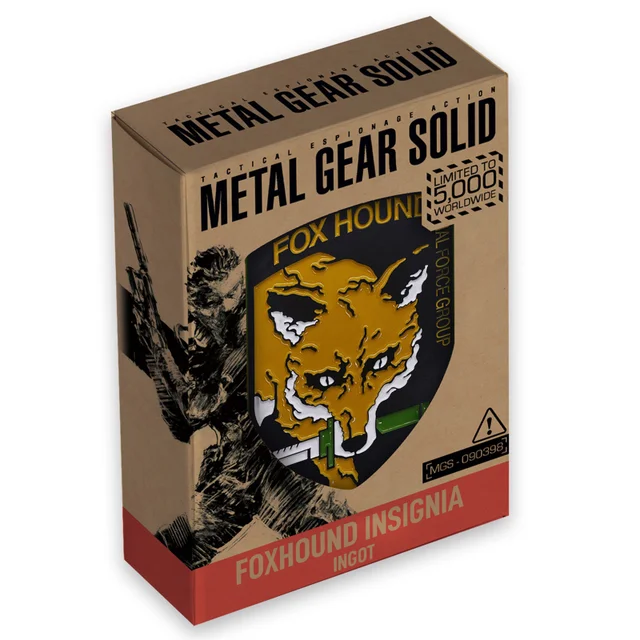Metal Gear Solid Limited Edition Ingot by Fanattik