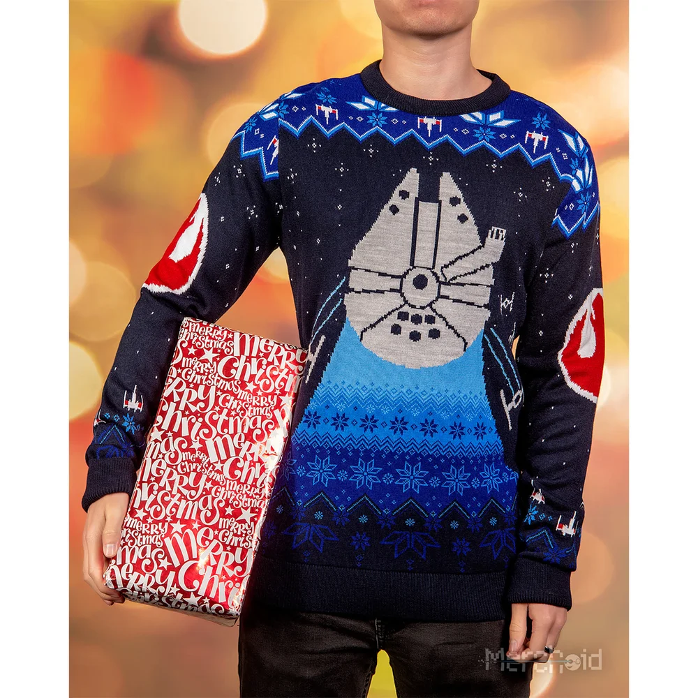 Star Wars Millennium Falcon Christmas Jumper - XXXL Image 1