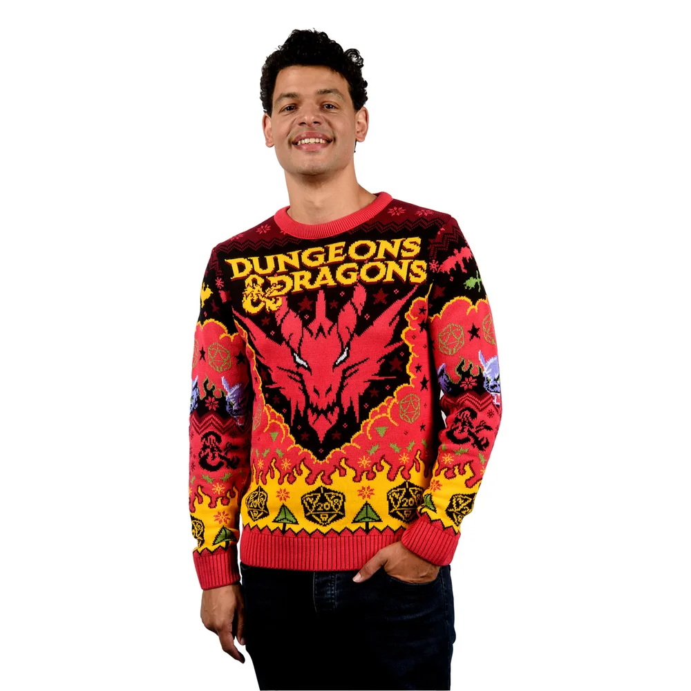 Dungeons & Dragons: Fantastic Creatures Christmas Jumper - XXXL Image 1