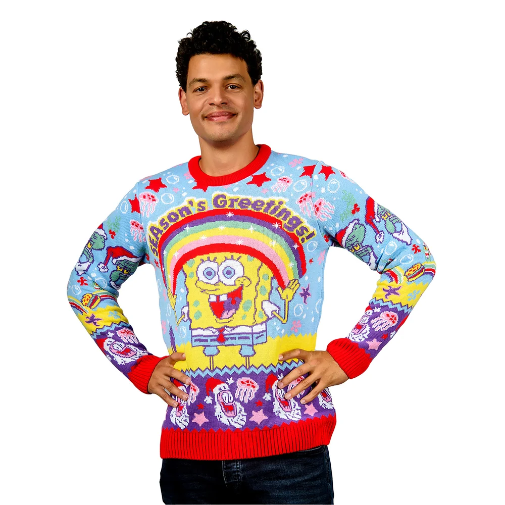 Spongebob Squarepants: SEAson's Greetings Christmas Jumper - XL Image 1