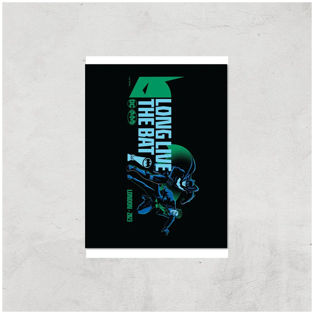 Batman Day London Giclee Art Print - A4 - Print Only Image 1