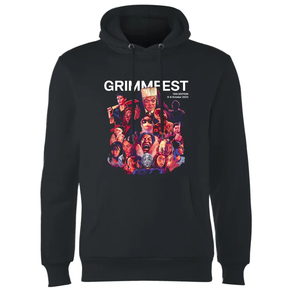 GRIMMFEST 2023 Hoodie - Black - S - Black Image 1
