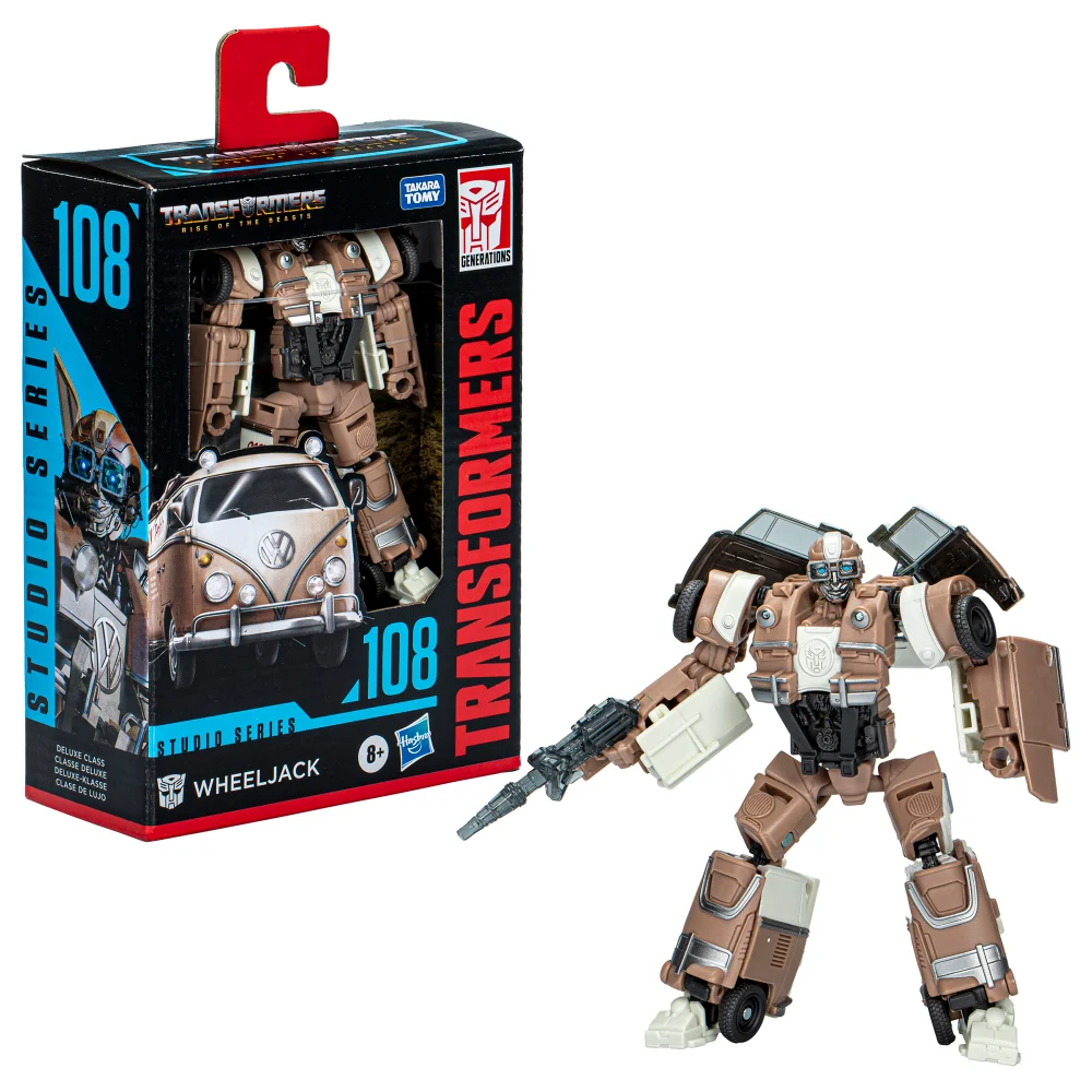 Hasbro Transformers Studio Series Deluxe Transformers: Rise of the Beasts 108 Wheeljack 4.5” Action Figure, 8+ Image 1