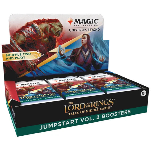 Magic The Gathering TCG: Lord of the Rings Tales of Middle-Earth Holiday Jumpstart Booster Box (18 Packs)