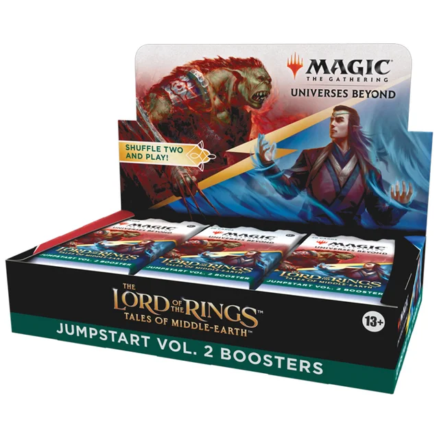 Magic The Gathering TCG: Lord of the Rings Tales of Middle-Earth Holiday Jumpstart Booster Box (18 Packs)