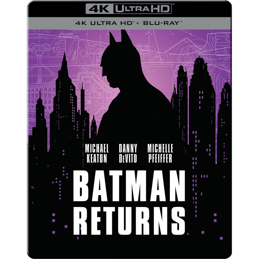 Batman Returns Zavvi Exclusive 4K Ultra HD Steelbook Image 1