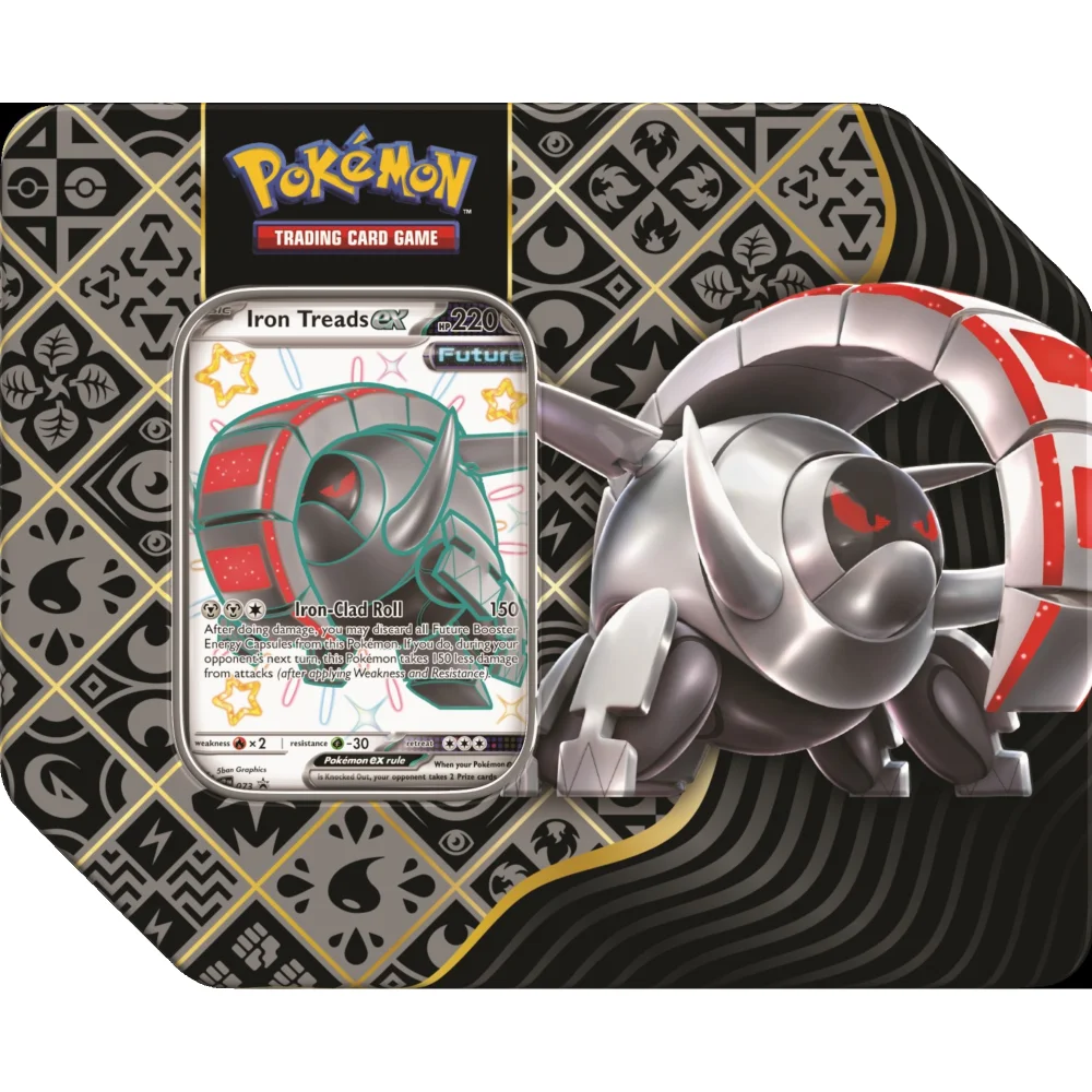 Pokemon TCG: Scarlet & Violet 4.5 Paldean Fates 5-Booster Tin Assortment Image 1