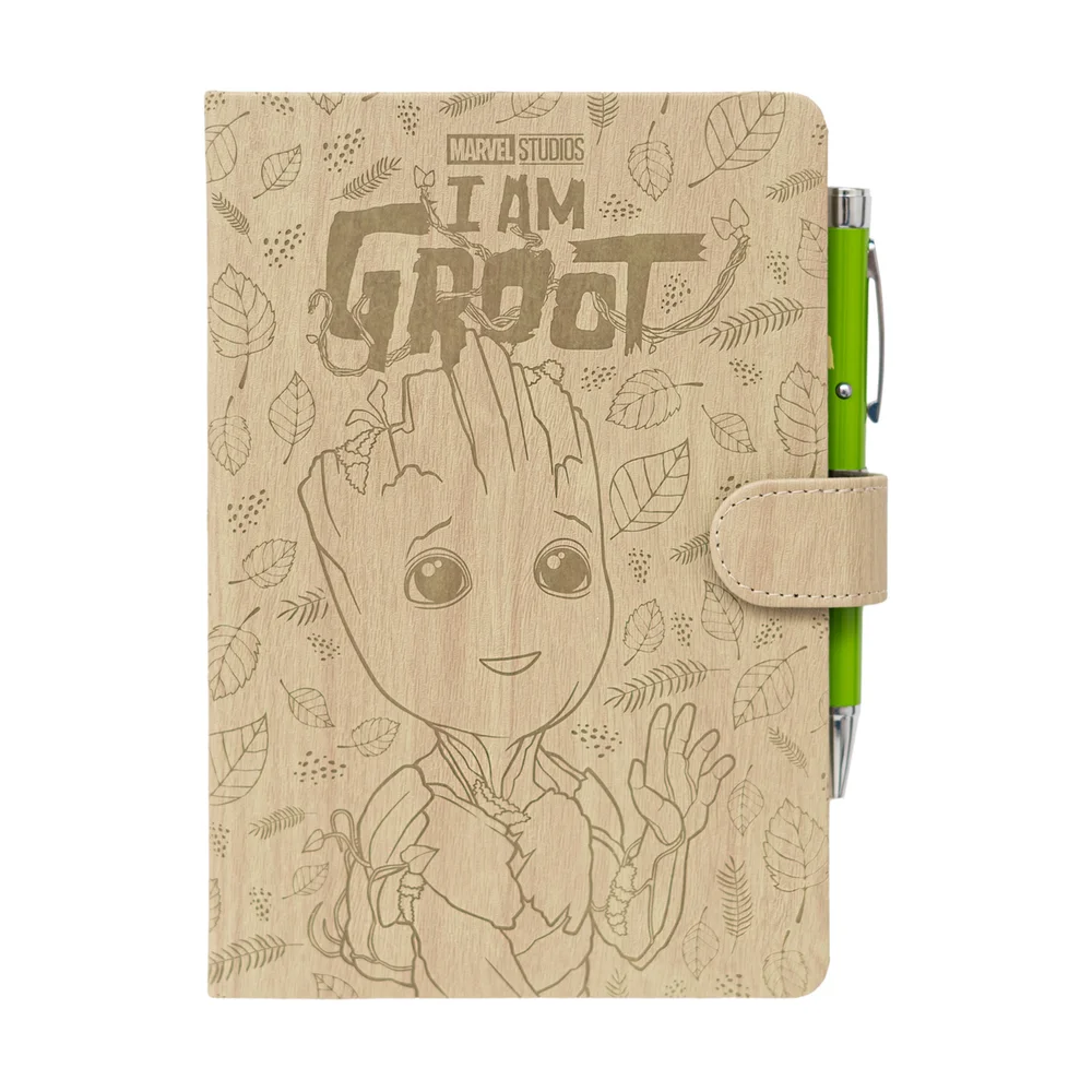 Marvel Groot A5 Premium Notebook With Projector Pen Image 1