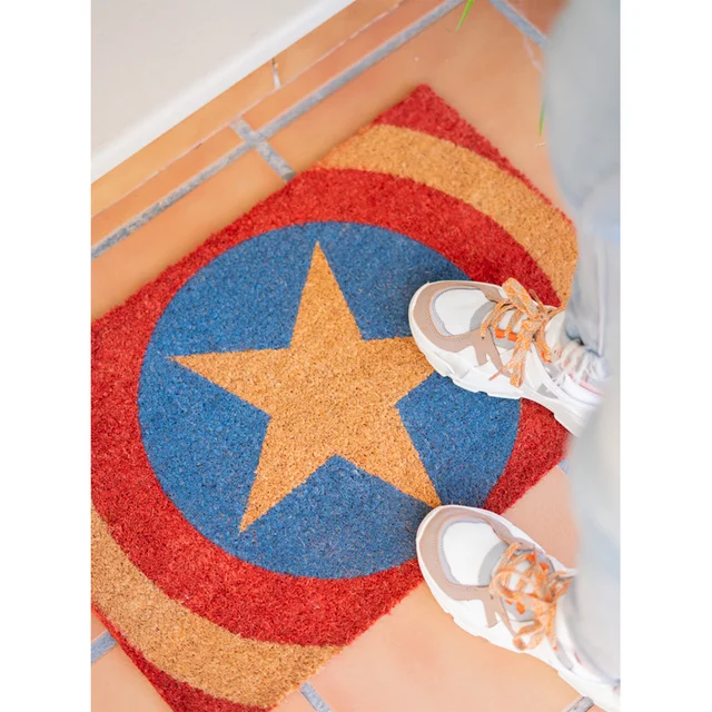 Doormat Marvel Capitan America Shield