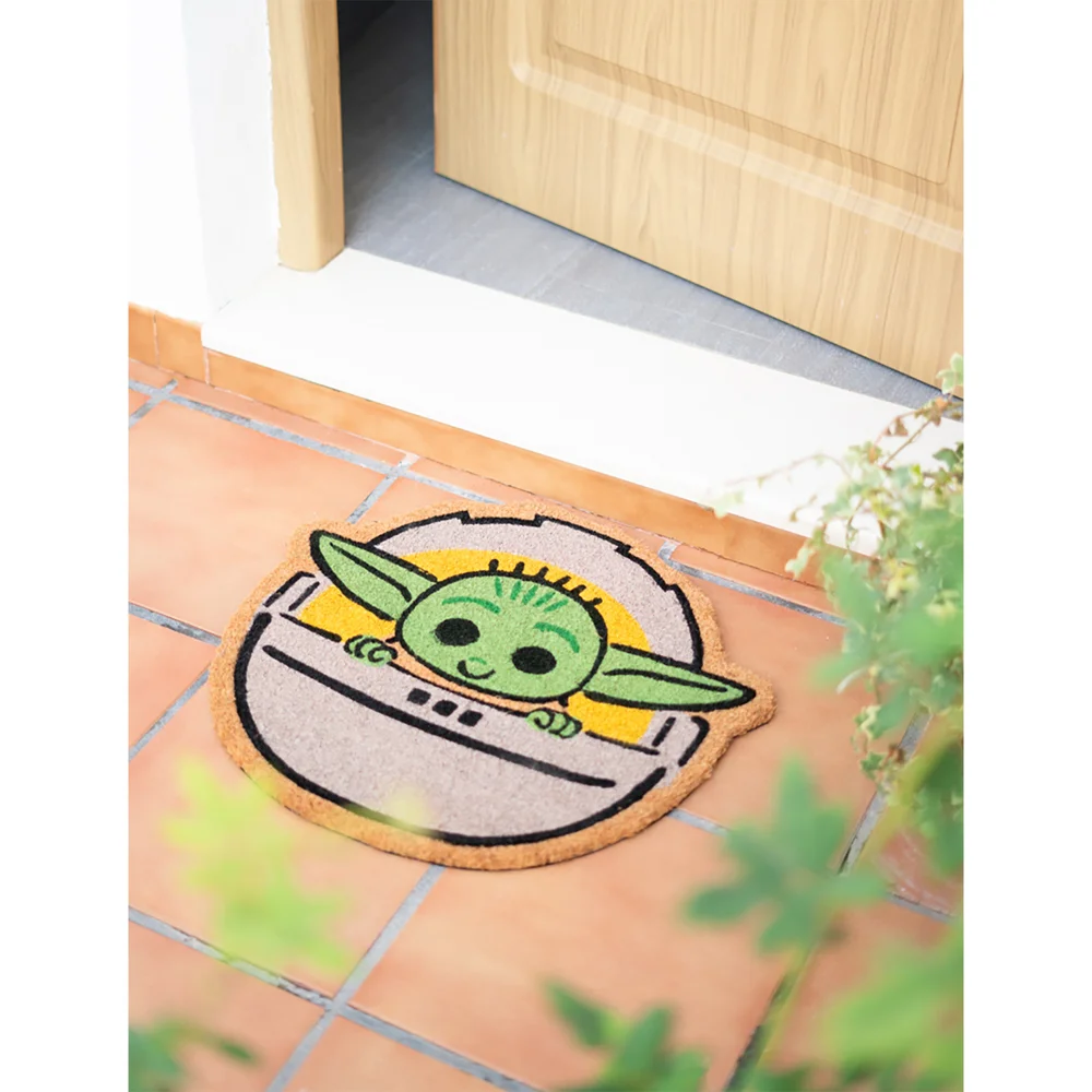 Star Wars The Mandalorian Die-Cut Door Mat Image 1
