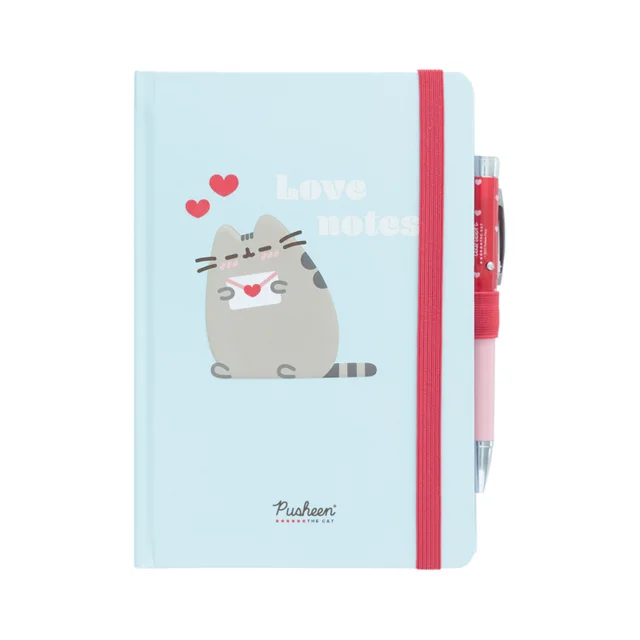 Pusheen Purrfect Love Collection A5 Premium Notebook With Projector Pen