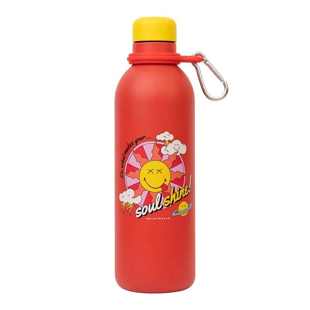 Smiley Quirky Comics Hot&Cold 500Ml Metal Bottle