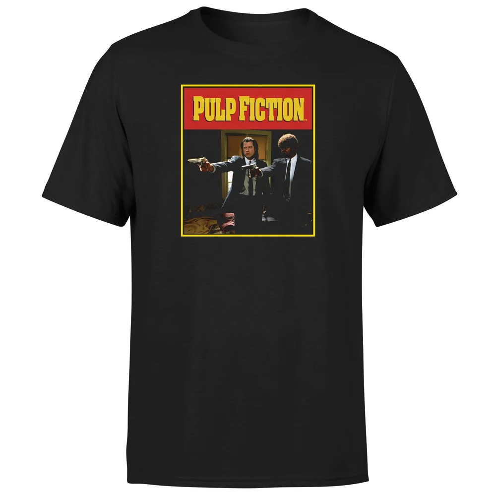 Pulp Fiction Say What Again Unisex T-Shirt - Black - S - Black Image 1