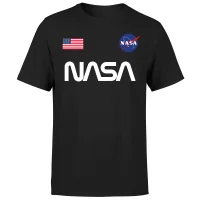 NASA Badge Unisex T-Shirt - Black