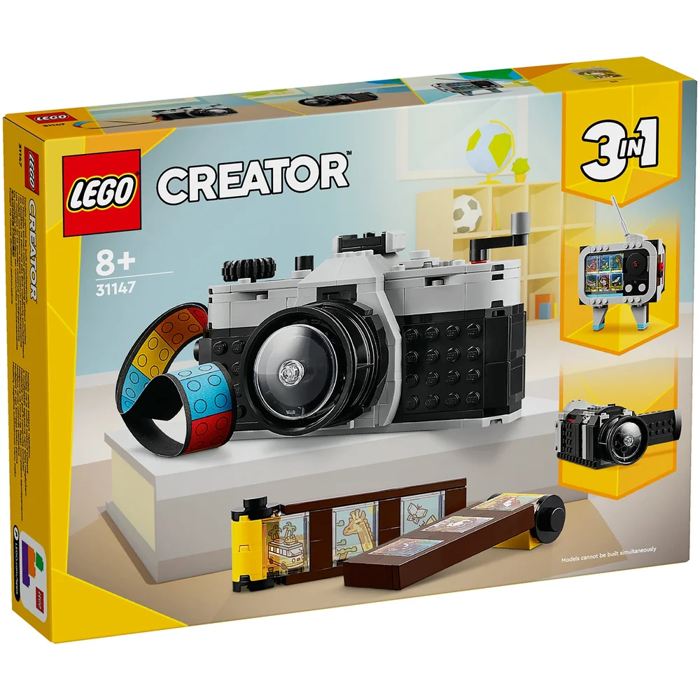 LEGO Creator 3in1 Retro Camera Toy for Girls and Boys 31147 Image 1