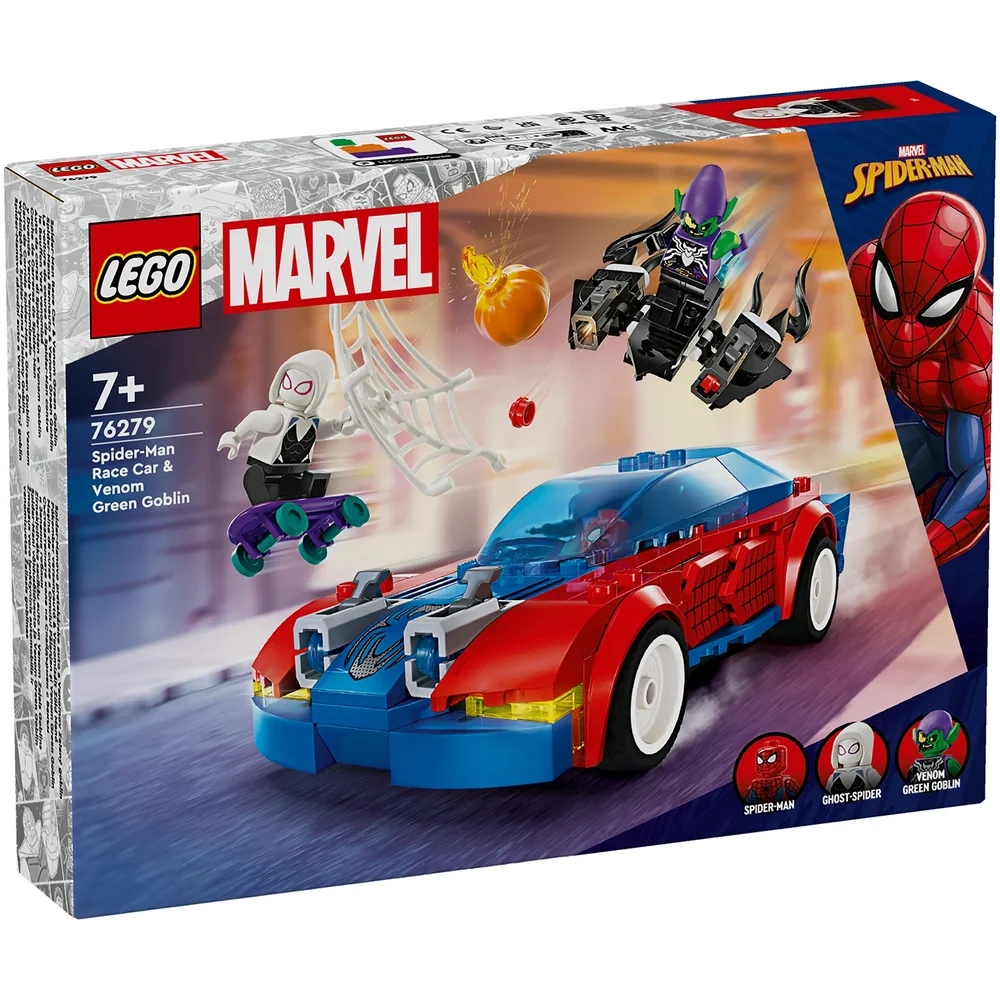 LEGO Marvel Spider-Man Race Car & Venom Green Goblin 76279 Image 1