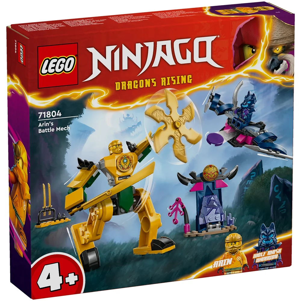 LEGO NINJAGO Arin’s Battle Mech Action Figure Toy Set 71804 Image 1