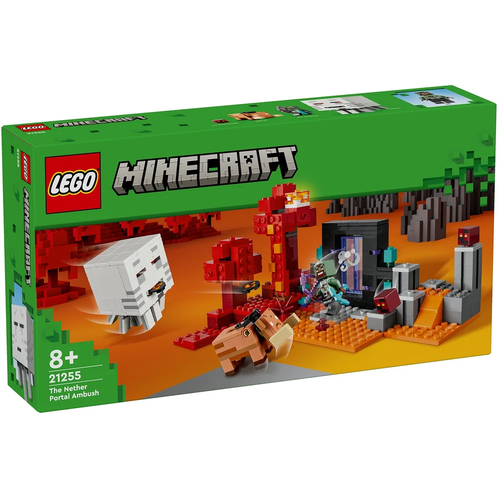 LEGO Minecraft The Nether Portal Ambush Building Toy 21255 Image 1