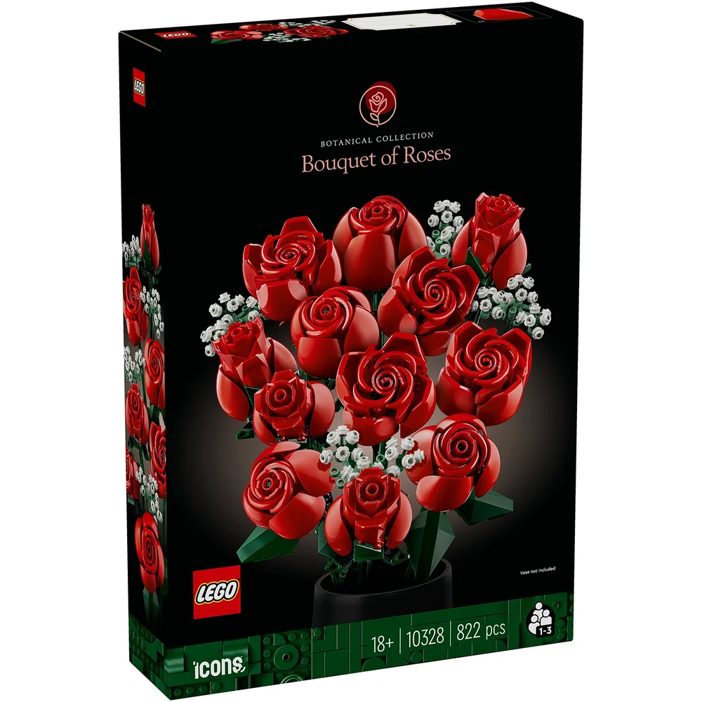 LEGO Botanicals Bouquet of Roses Flower Set for Adults 10328 Image 1