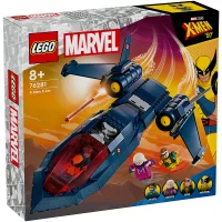 LEGO Marvel X-Men X-Jet Buildable Toy Plane Model Set 76281