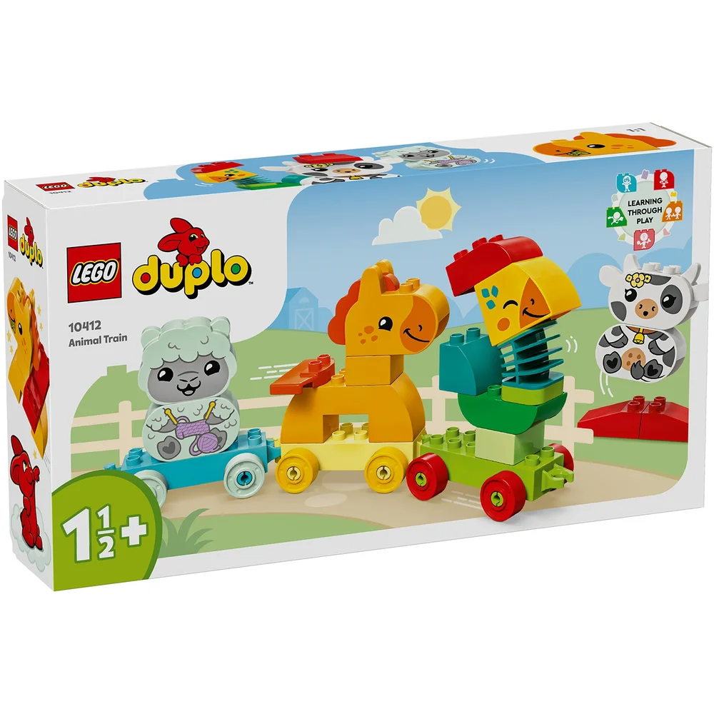 LEGO DUPLO My First Animal Train Toddler Learning Toys 10412 Image 1