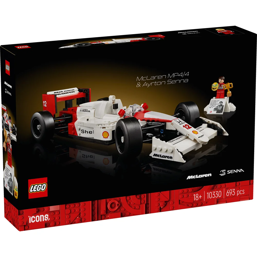 LEGO Icons McLaren MP4/4 & Ayrton Senna Set for Adults 10330 Image 1