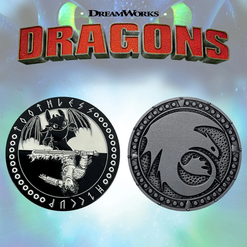 How To Train Your Dragon Limited Edition Medallion By Fanattik Image 1
