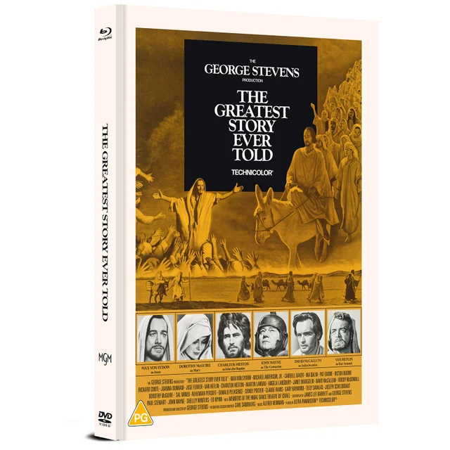 The Greatest Story Ever Told Blu-Ray & DVD Mediabook