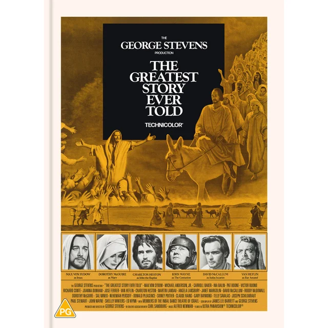 The Greatest Story Ever Told Blu-Ray & DVD Mediabook