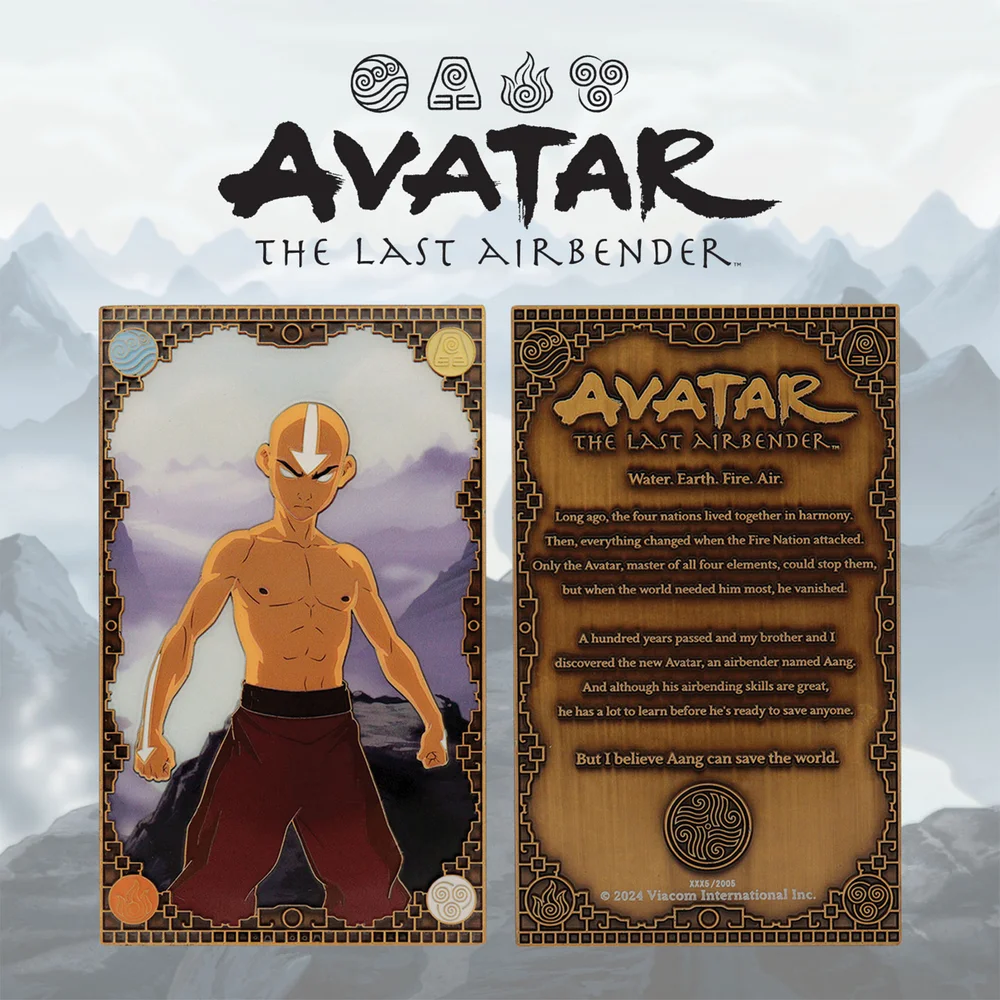 Avatar the Last Airbender Limited Edition Aang Ingot By Fanattik Image 1